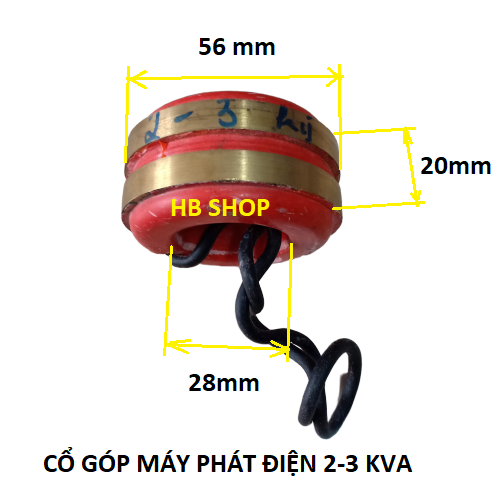 Cổ góp máy phát điện 2-3 KVA