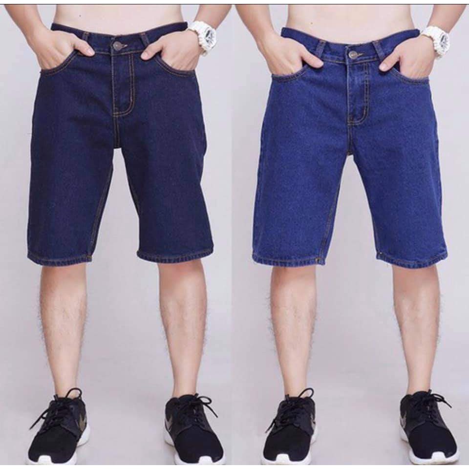 Quần short jean nam