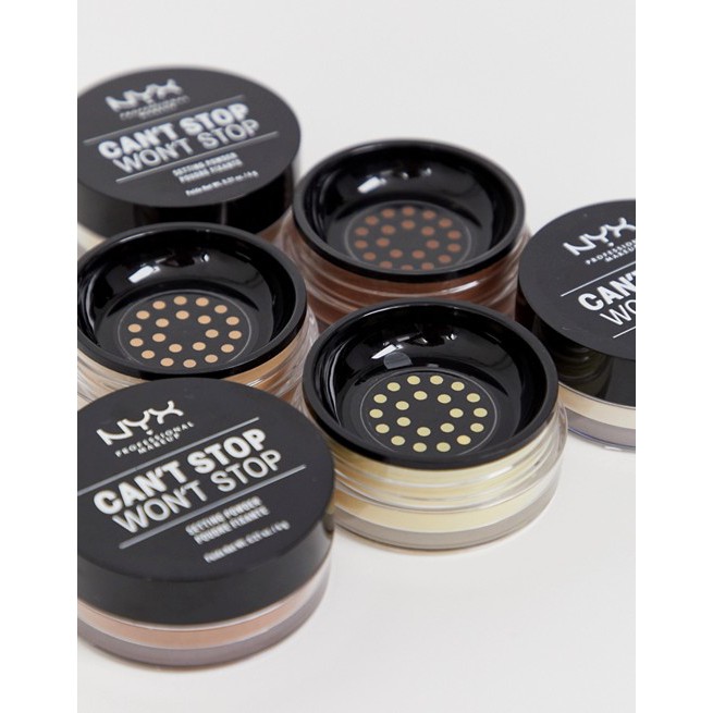 Phấn Phủ NYX Dạng Bột Setting Powder Can't Stop Won't Stop 6g