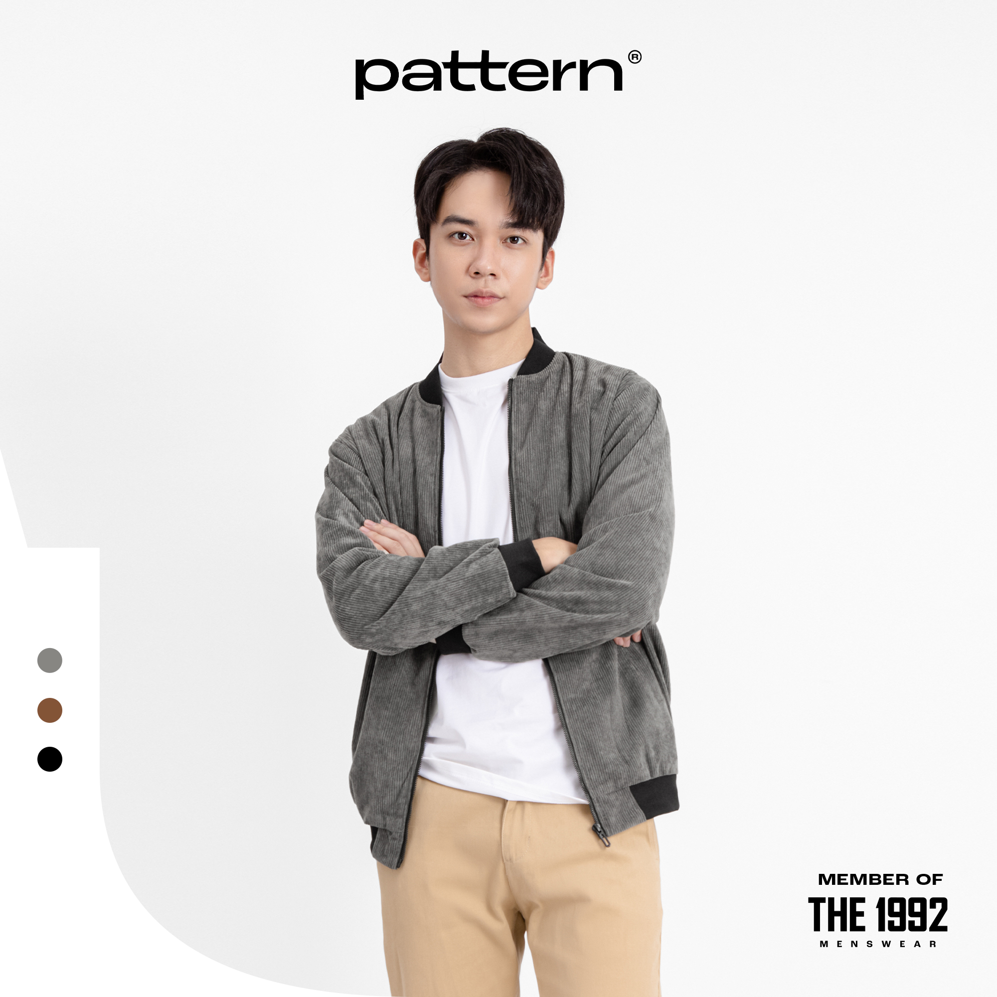 Áo khoác bomber nhung tăm PATTERN PK006