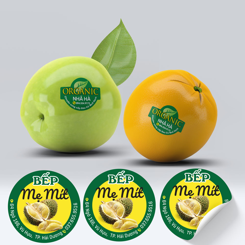 [HCM]Combo 1000 Tem nhãn miễn phí thiết kế
