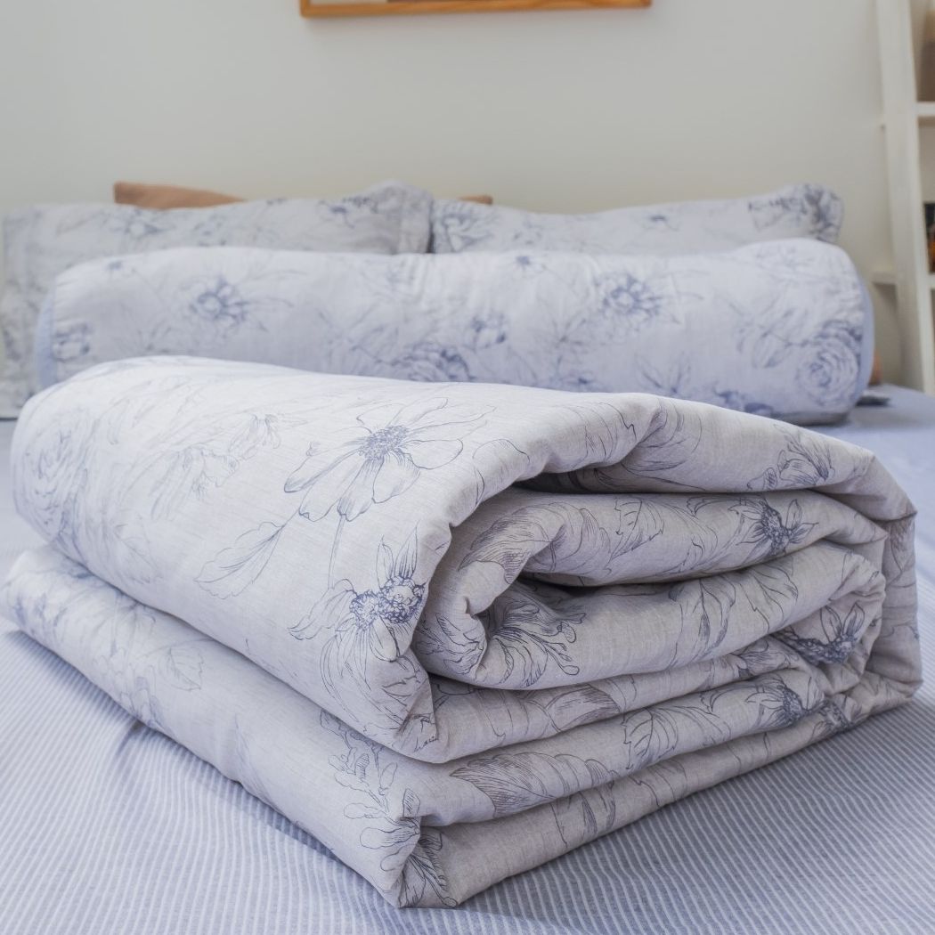 Chăn bốn mùa K-Bedding KMTP 105 MicroTencel In hoa