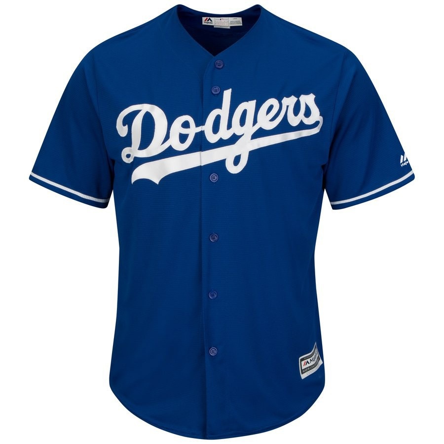 The hottest jersey Mens Los Angeles Dodgers Baseball Jersey White Blue Grey