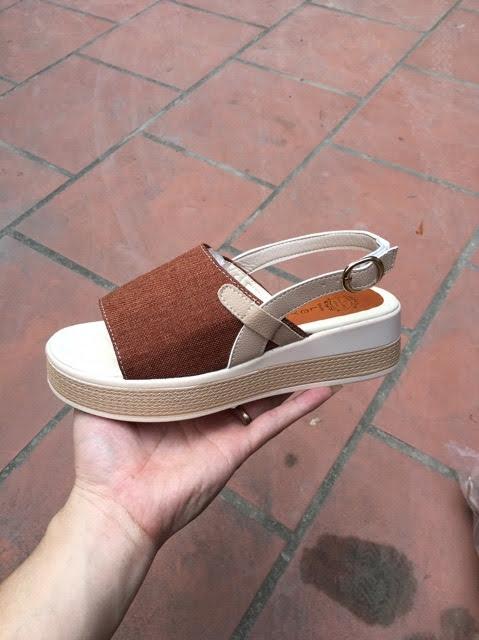 [ Bang Bang SHOE ] Dép Sandal 1 Bản Quai Cói WS59
