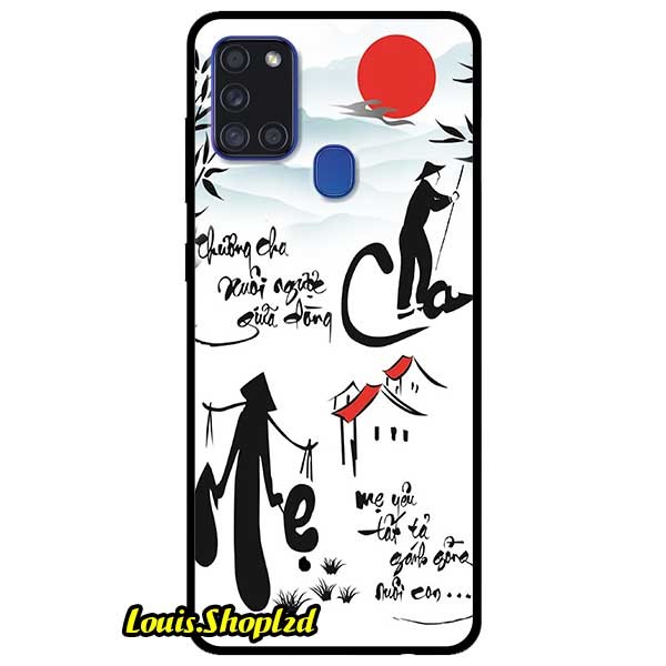 [HCM]Ốp Lưng Dành Cho Samsung Galaxy A21s - Thương Cha Mẹ