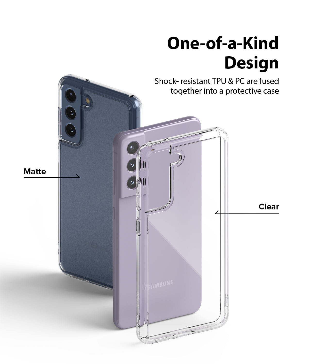 Ốp lưng Galaxy S21 FE Ringke Fusion - Nhập khẩu Hàn Quốc