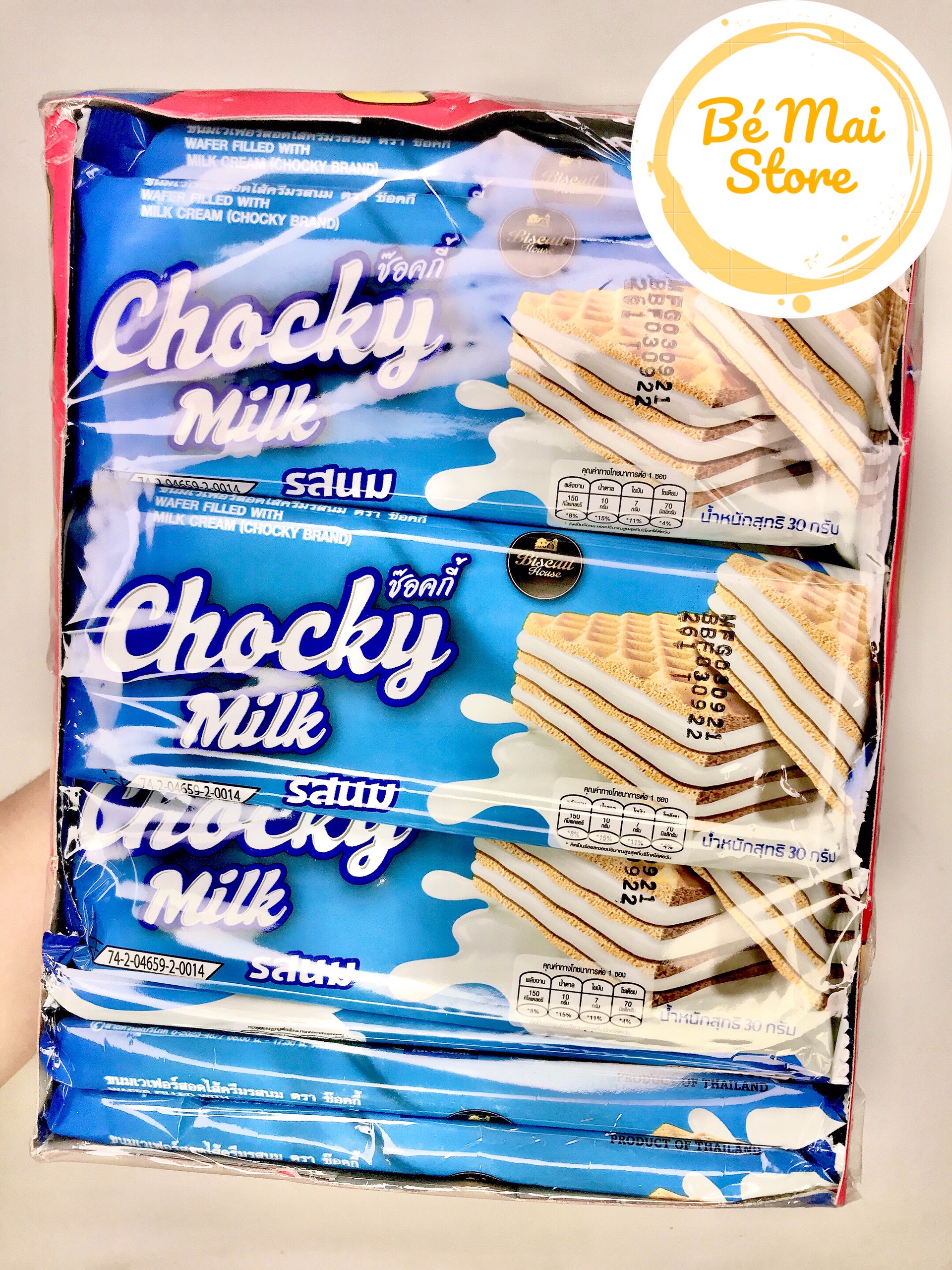 Bánh Xốp Kẹp Chocky Thái Lan 488g