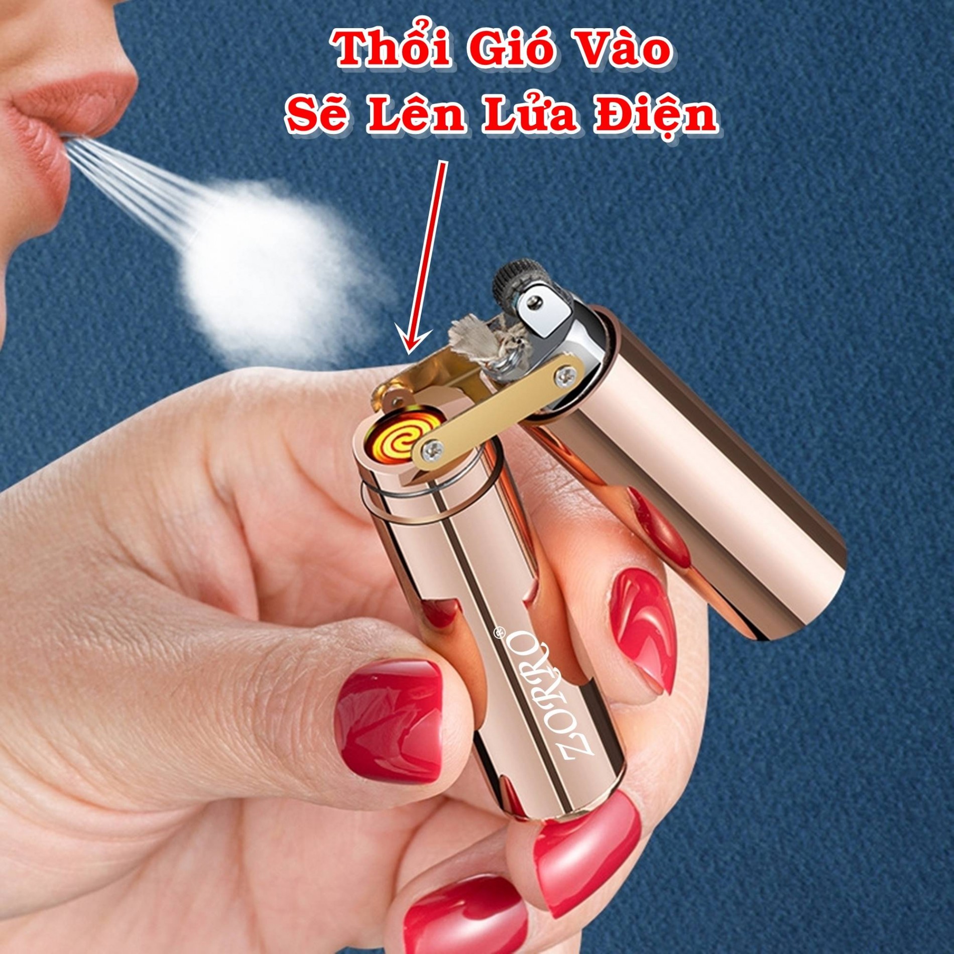 BẬT LỬA ZORRO CÔN NHỊ KHÚC 2 CHẾ ĐỘ LỬA (CHIẾT HOẢ TỬ + XĂNG ĐÁ) (FULLBOX) - (SẠC ĐIỆN - XÀI XĂNG) VÀNG, ĐEN,BẠC