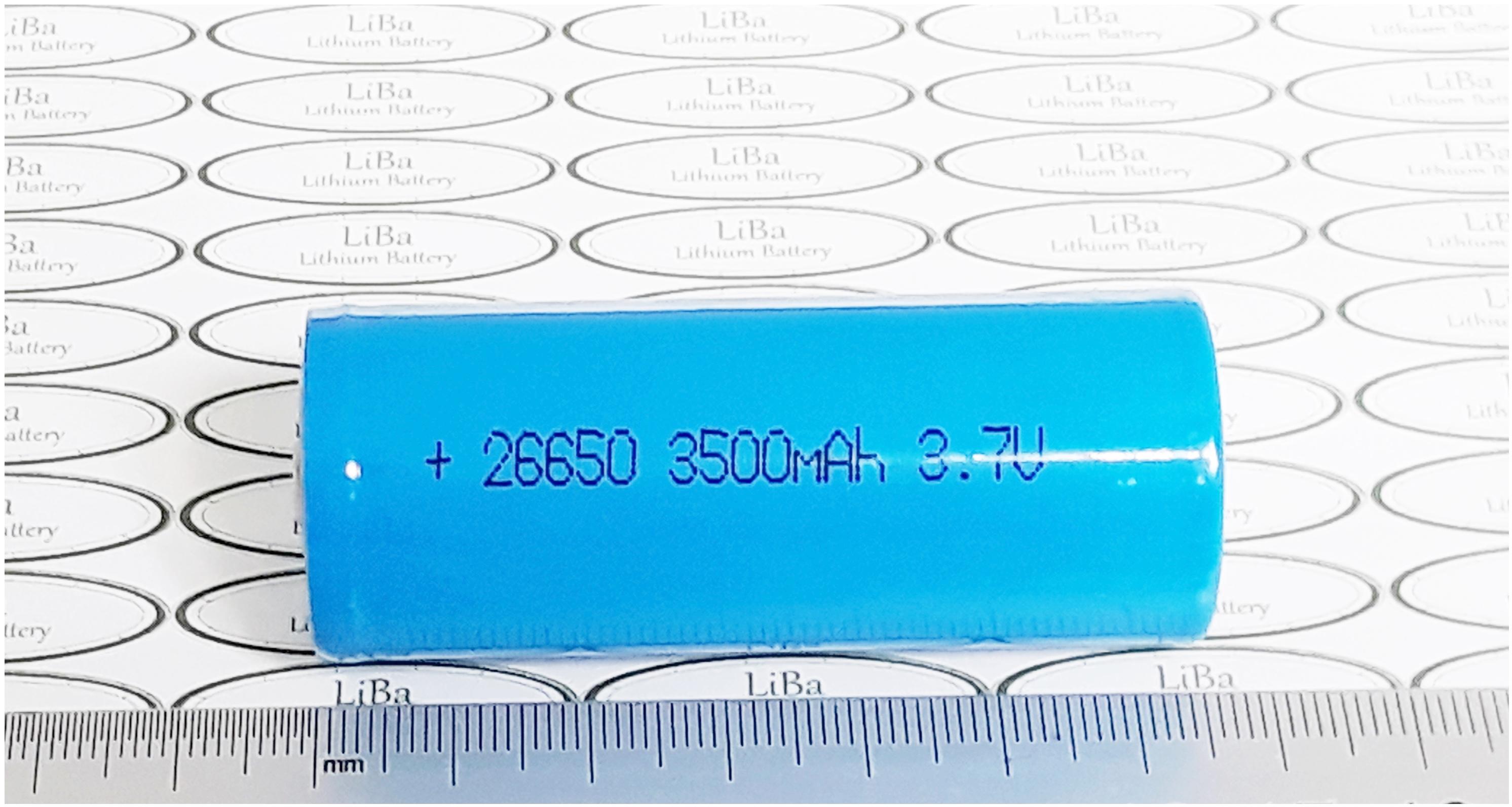 Pin lithium 26650 3.7 v 5000mah 3500mah _ liba