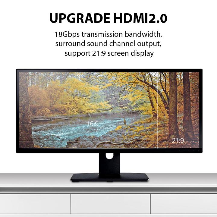 Cáp HDMI 2.0 Hỗ Trợ 4K 3D UGREEN HD116 - Dài 3.0m