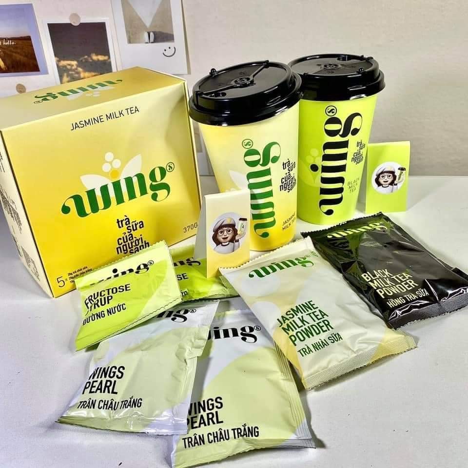 1 Set Trà sữa hòa tan Wings