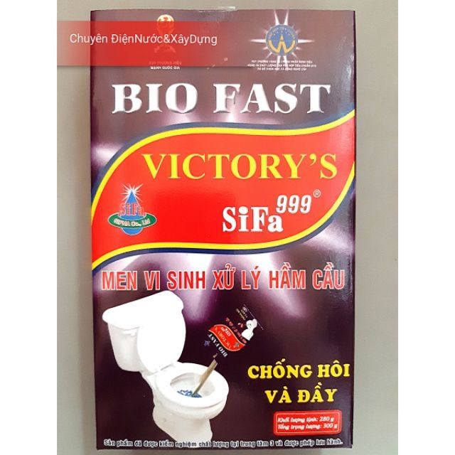 Men vi sinh xử lý hầm cầu sifa 280gr