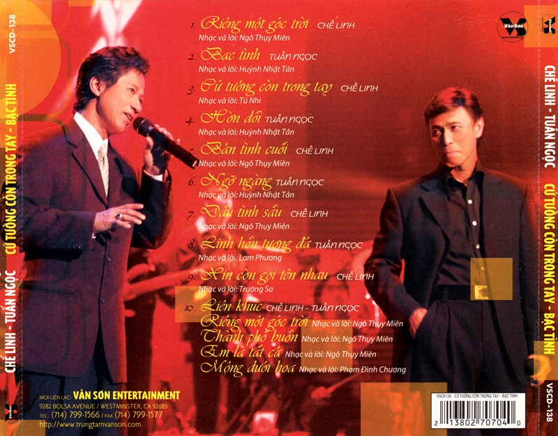 Bộ 6 đĩa CD nhạc Tuấn ngọc 5