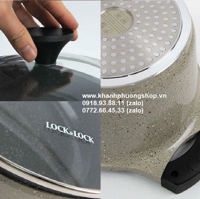 chảo stone lock&lock lòng sâu 28cm - chảo stone lock&lock lòng sâu
