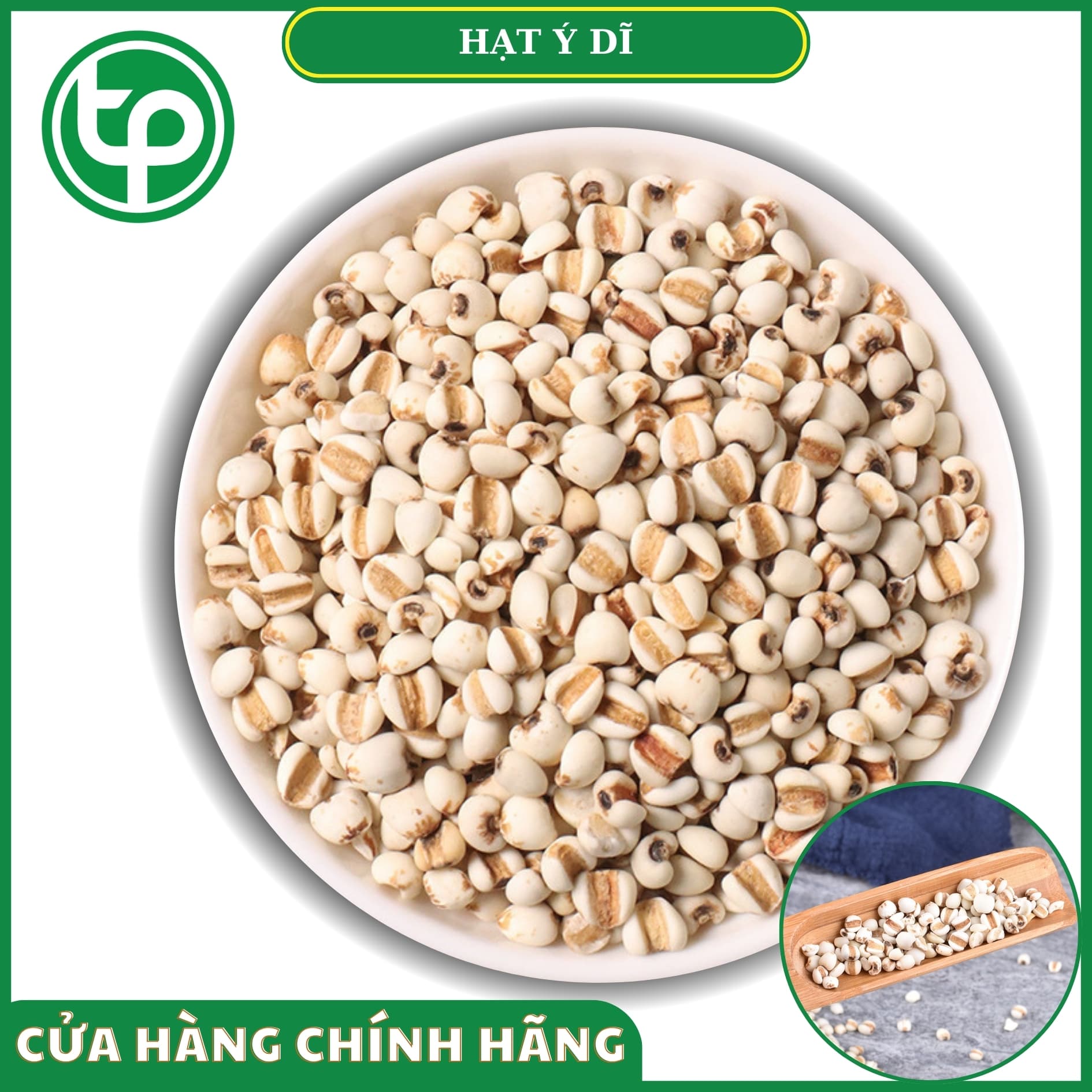 Hạt ý dĩ ( hạt bo bo ) 500g - Tấn Phát