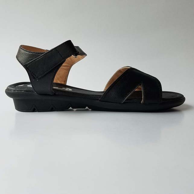 Giày Sandal Nữ Đế Bệt BIGBEN Da Bò Thật Cao Cấp