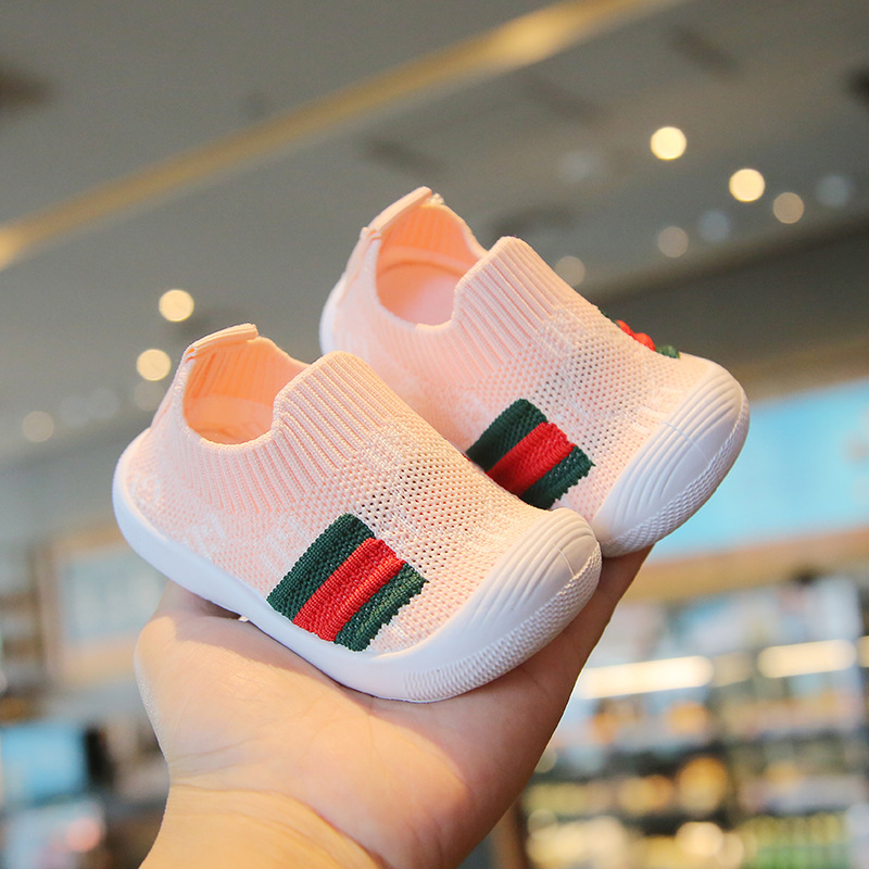 Giày Tập Đi Cho Bé Trai Bé Gái Đế Mềm Chống Trơn Trượt Giày Bún Tập Đi Phong Cách Hàn Quốc G38