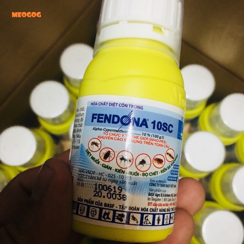 THUỐC DIỆT MUỖI VÀ CÔN TRUNG SỐ 1 CỦA ĐỨC - FENDONA 10SC 50ml
