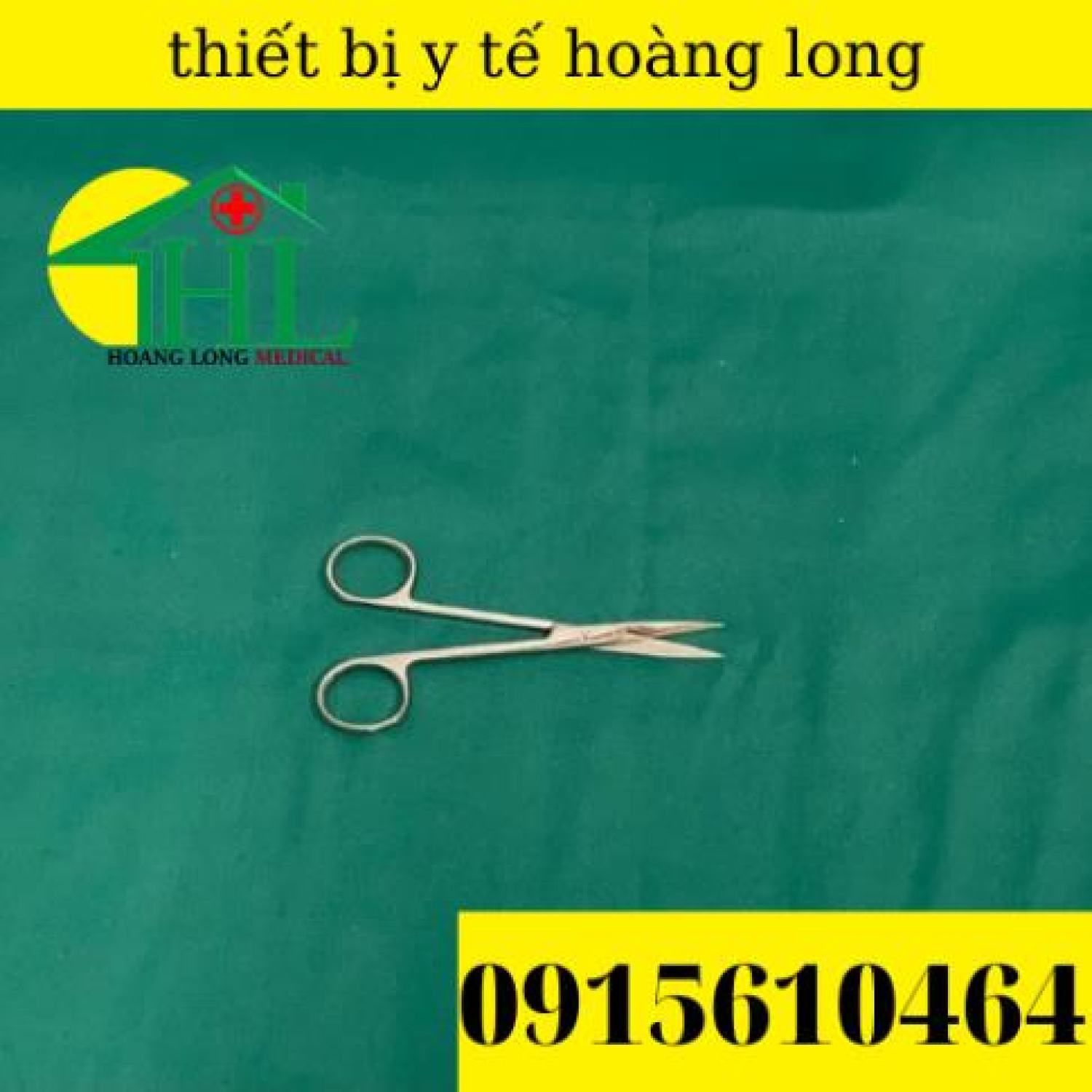 Kéo Cắt Chỉ Thẳng Nhọn 10cm-Kéo Y Tế