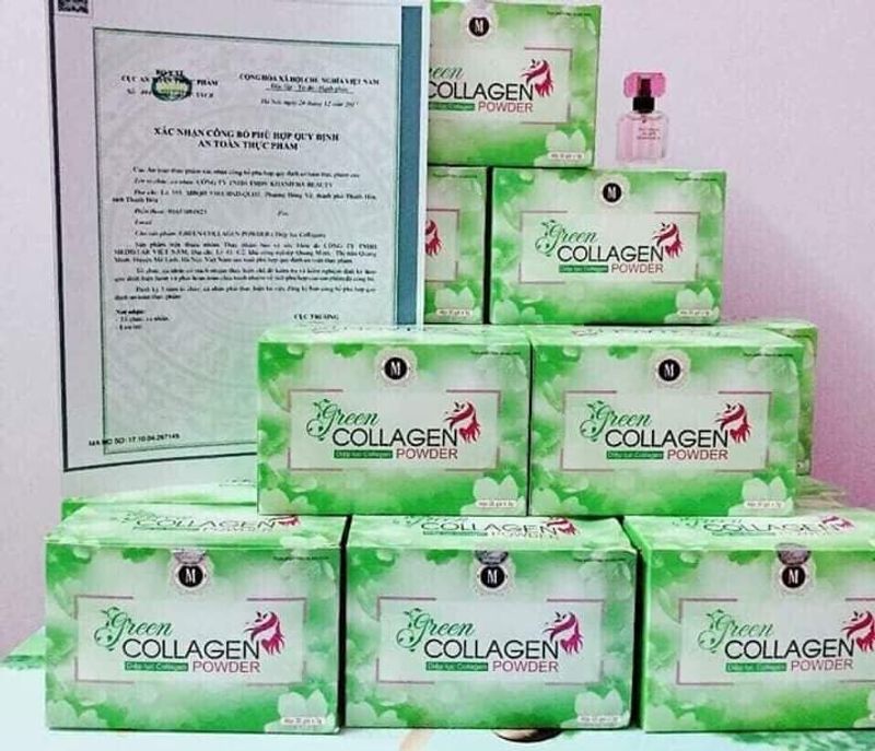 Diệp Lục Collagen Hộp 30 gói [có tem, hàng chính hãng]
