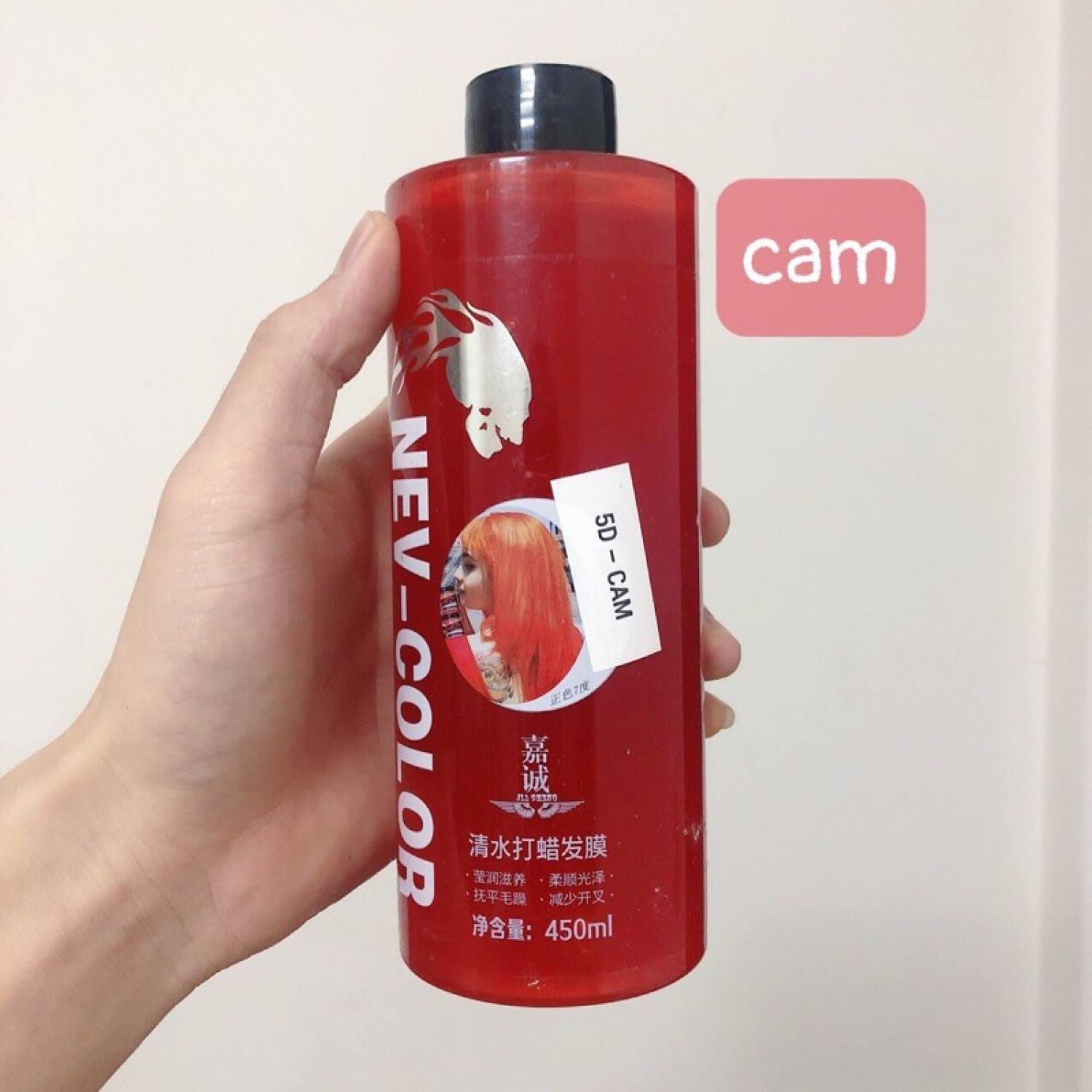 thuốᴄ nhuộm phủ bóng Màu Cam Hàn Quốc 5D