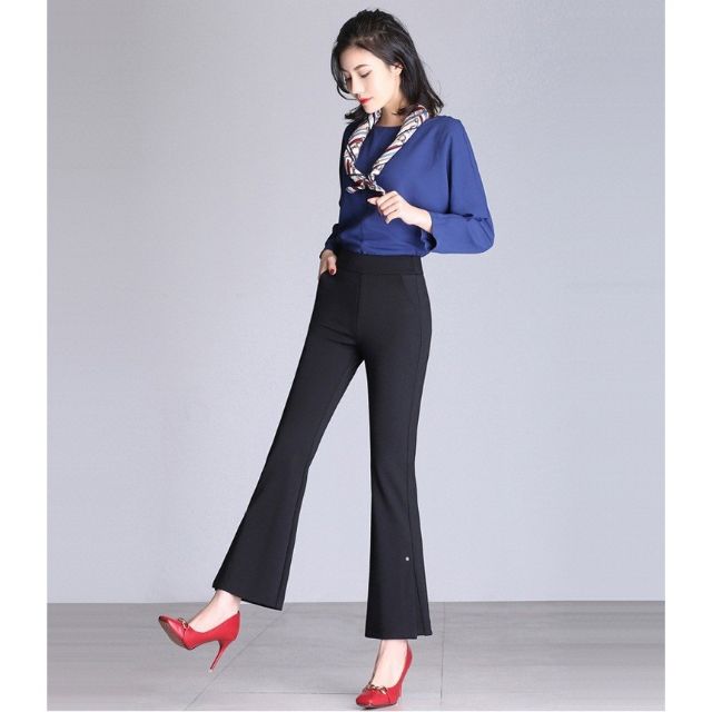 [25-27/4 Hoàn tiền 15%]Quần Ống Loe vải cotton Mã 888
