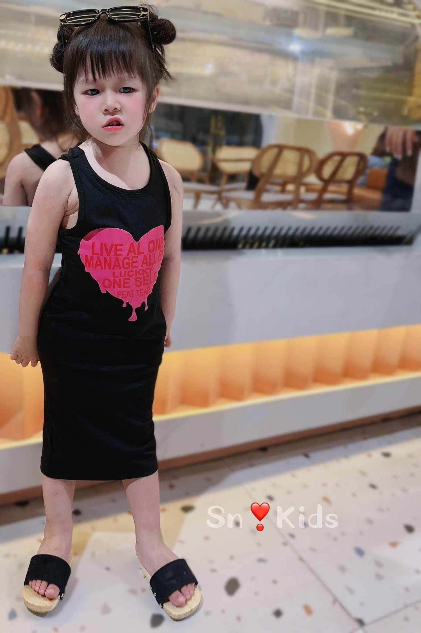 Váy body nhúng cho bé gái
