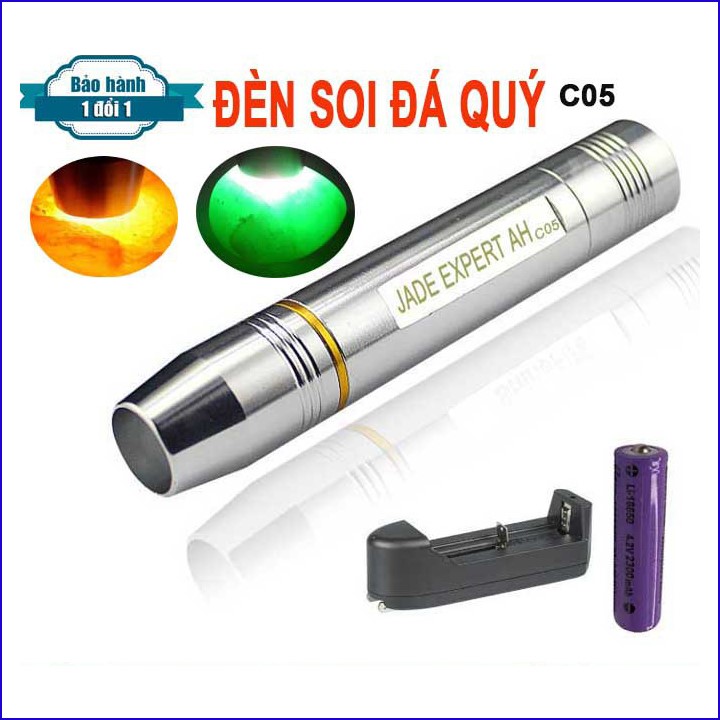 Đèn pin soi đá quý C05 [ánh sáng trắng]
