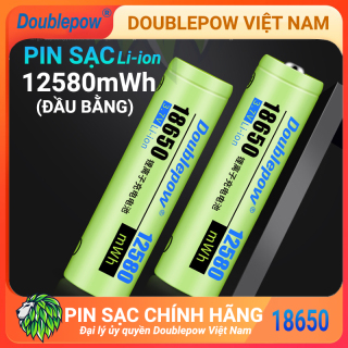 Pin sạc 18650 3.7V Doublepow 12580mWh - Pin 18650cho pin xe điện, máy khoan thumbnail