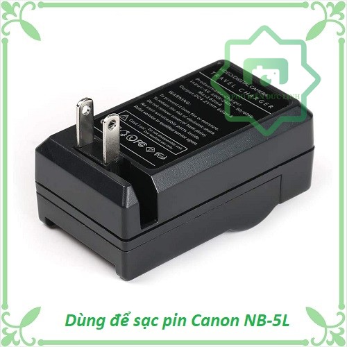 Charger for battery canon nb-5l