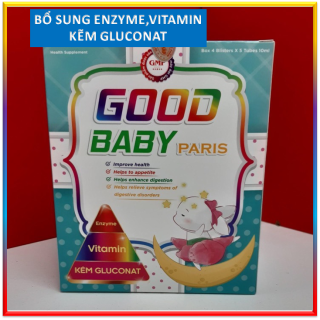 Siro giúp bé ăn ngon GOOD BABY - Paris - Bổ sung Vitamin, Enzyme, khoáng chất- Giúp bé ăn ngon, giảm rối loạn tiêu hóa, nâng cao sức khỏe - Hộp 20 ống 10ml - Chuẩn GMP Bộ Y tế thumbnail