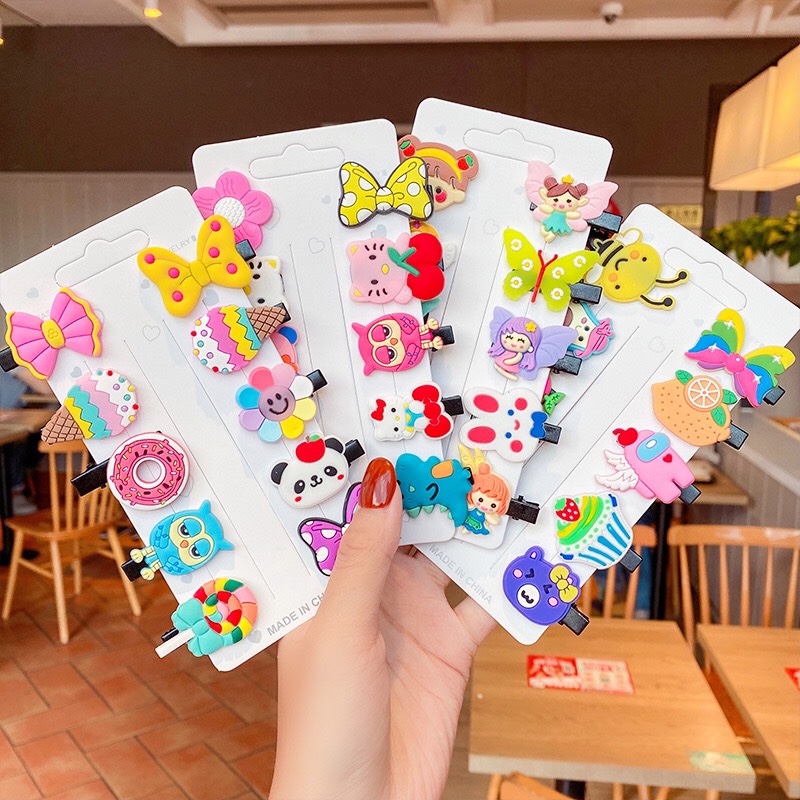 Set 10 Kẹp Tóc Hàn Quốc Cute Cho Bé (SPKT2)