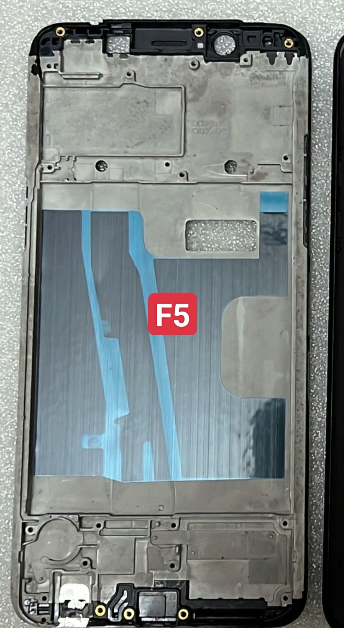 Vỏ, khung xương ráp máy oppo f5 / a73 / cph1723 - nắp lưng liền bo viền