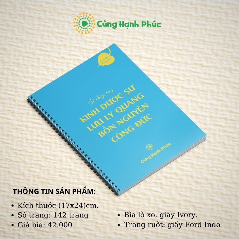 Tập vở chép Kinh Dược Sư