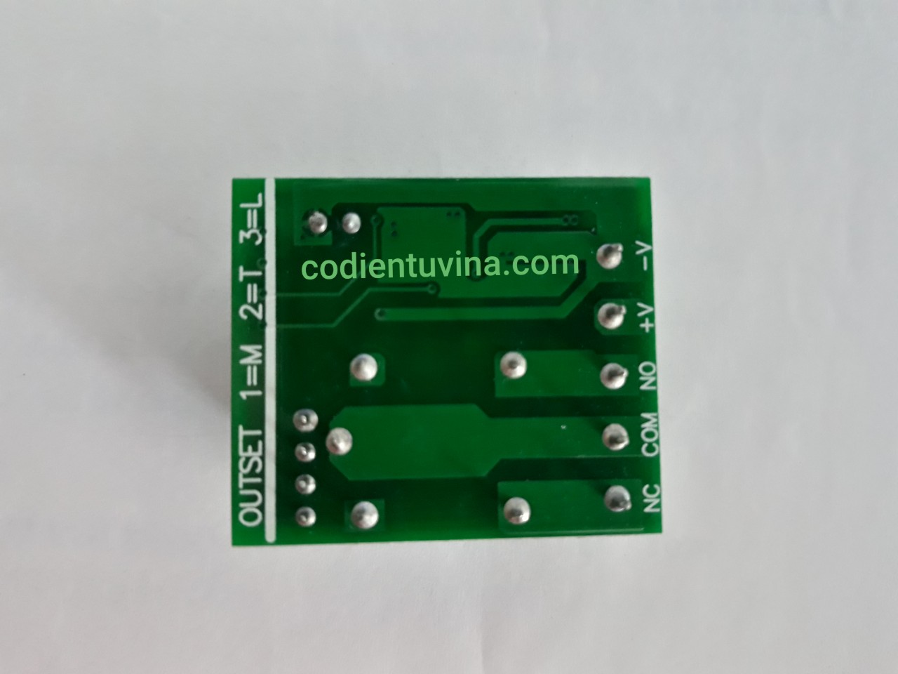 Mạch Điều Khiển RF 433MHz 1 Relay 12VDC - Học Lệnh