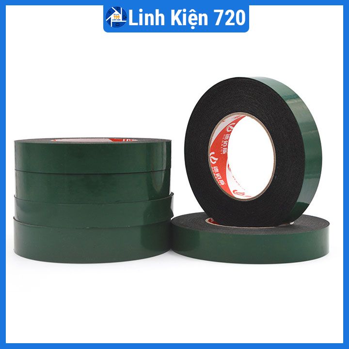 Băng dính xốp 2 mặt 2.4cm siêu dính