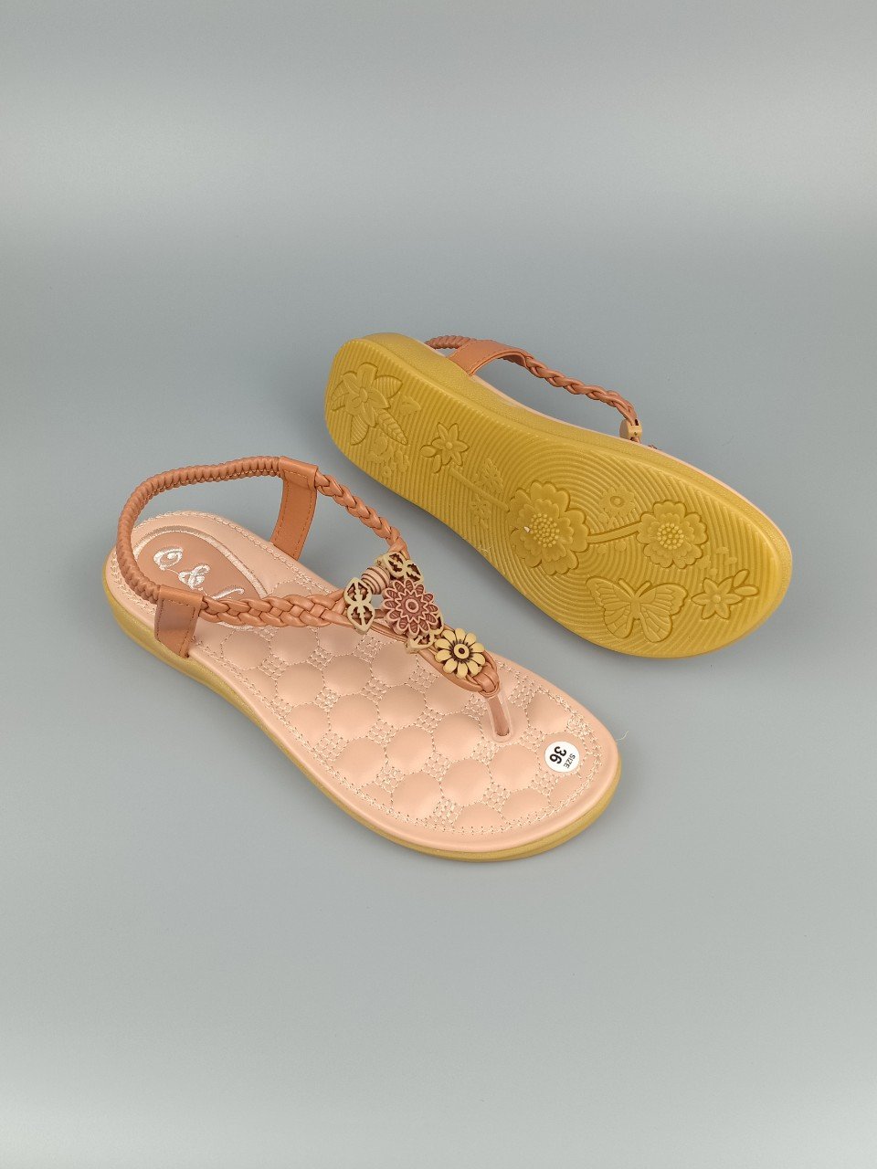 GIÀY SANDAL ĐẾ BỆT XỎ NGÓN ĐẾ LÓT MỀM