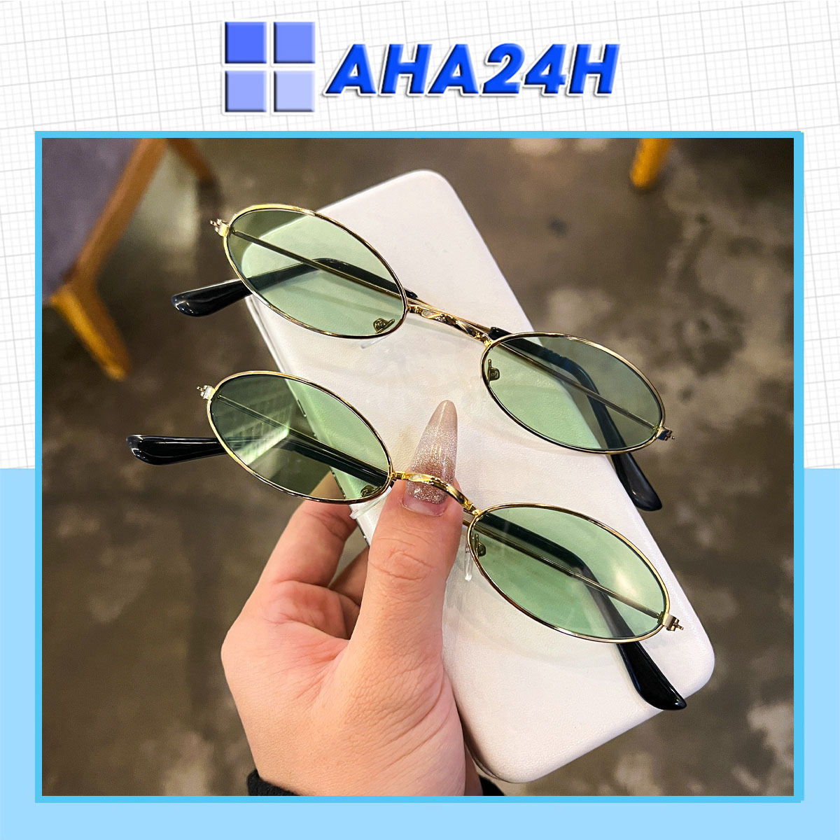 Kính mát nữ AH176 mắt Trend Restock Thời Trang Cực Đẹp