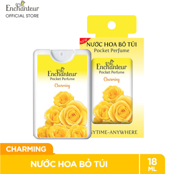 Nước hoa bỏ túi Enchanteur 18ml (250 lần sử dụng) - vàng