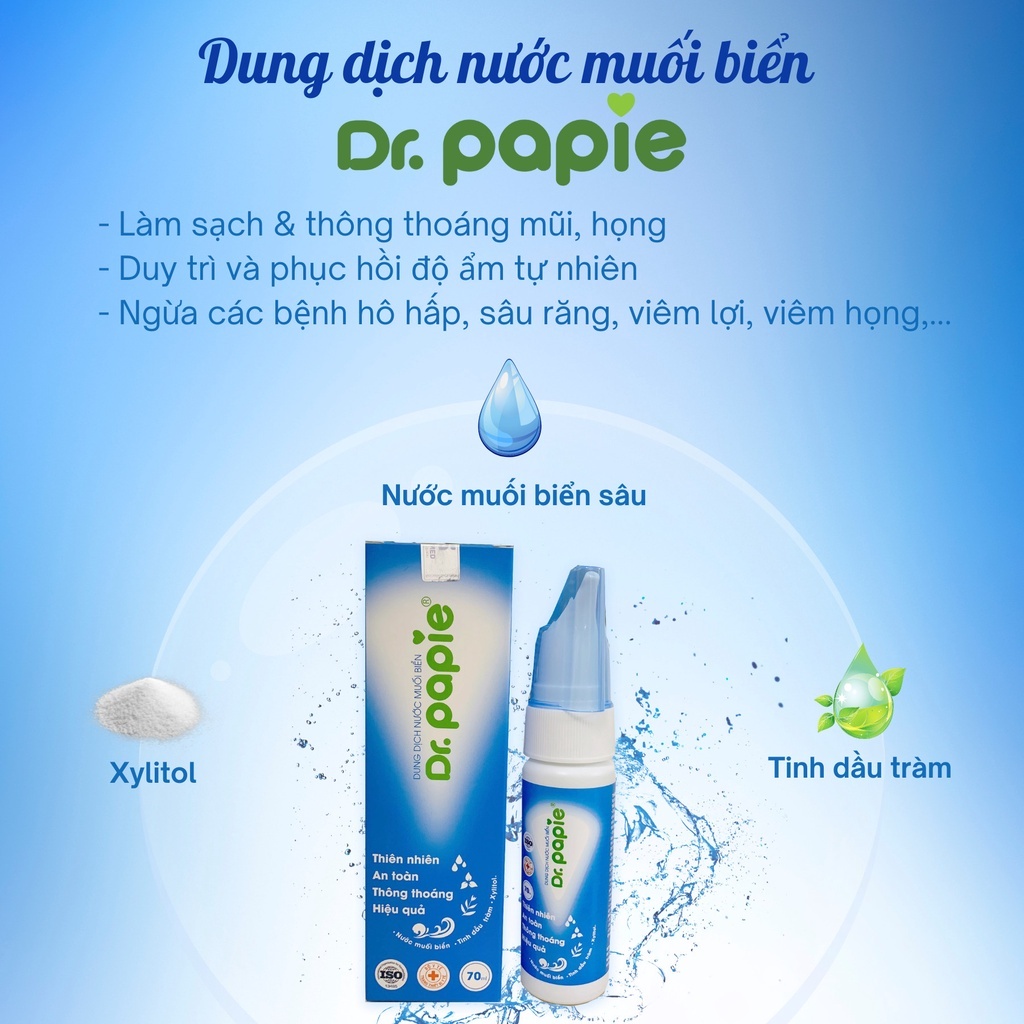 Dung dịch nước muối biển sâu Dr.Papie