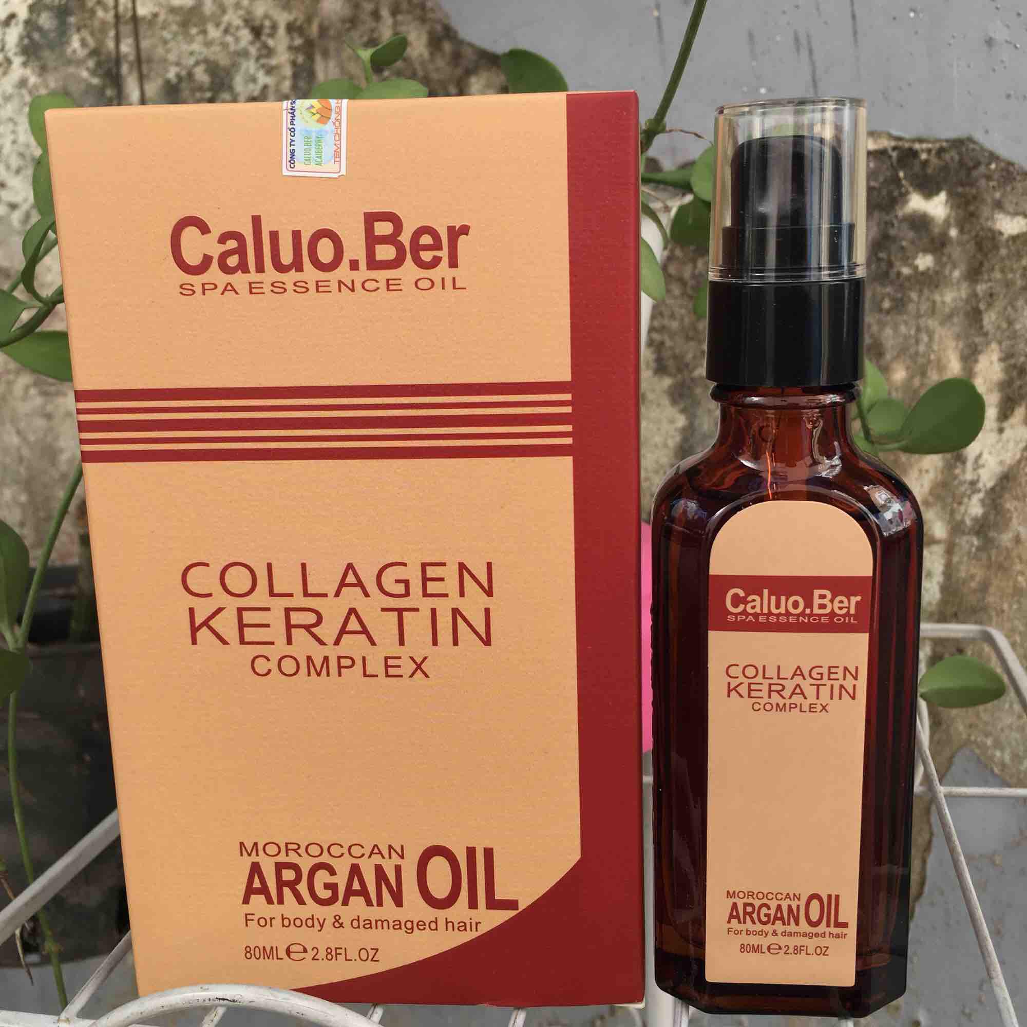 [HCM]TINH DẦU DƯỠNG TÓC BÓNG MƯỢT ARGAN OIL CALUO.BER Ý 80ml