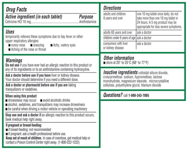 ZYRTEC ALLERGY 10MG 120 VIÊN
