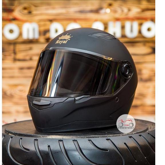 Mũ  Bảo Hiểm Fullface  Royal M136 /Bảo Hành 12 Tháng ( Kính Khói)