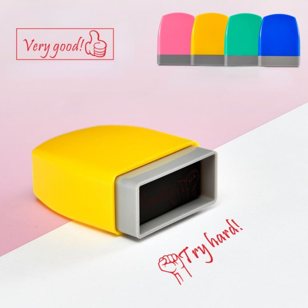 SHUI70300 Student Children Teacher Aids Elementary School Teacher Comment Tool Time Saving Encouragement Stamps Reward Stamps Performance Reviews Stamps Commentary Seals
