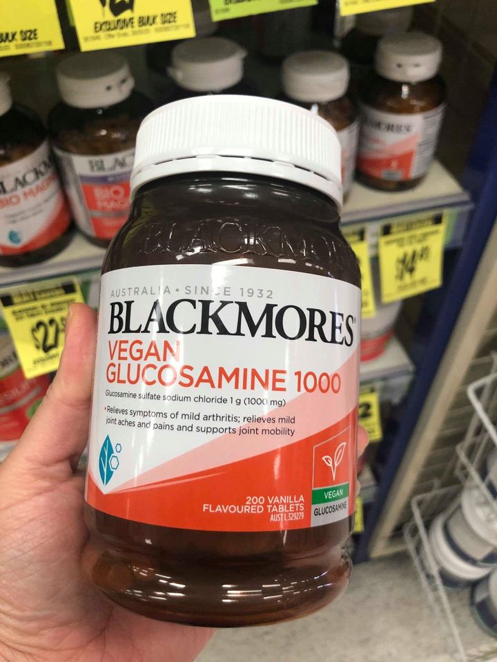 Blackmores Vegan Glucosamin 200 viên