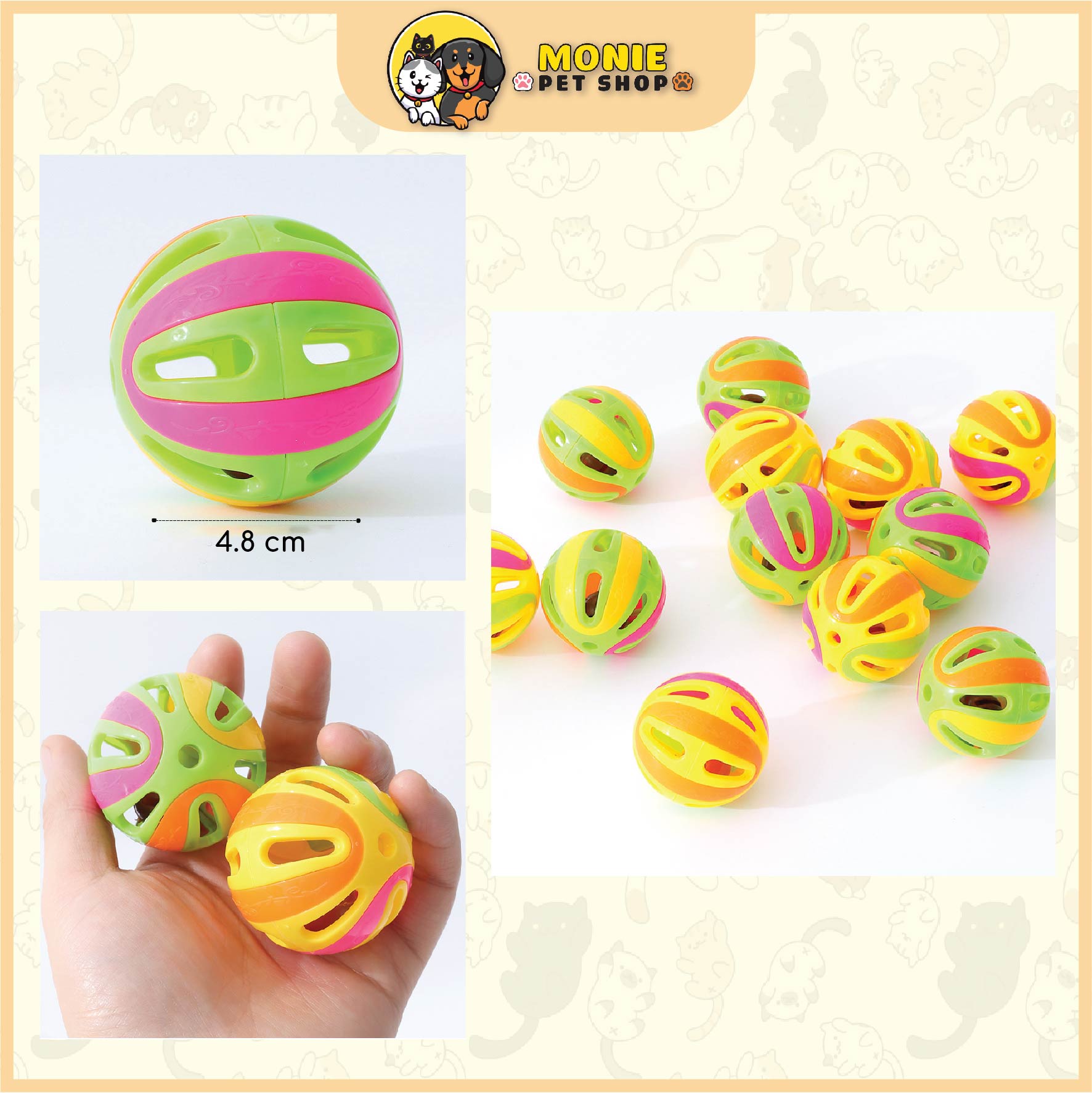 Banh chuông đồ chơi cho chó mèo