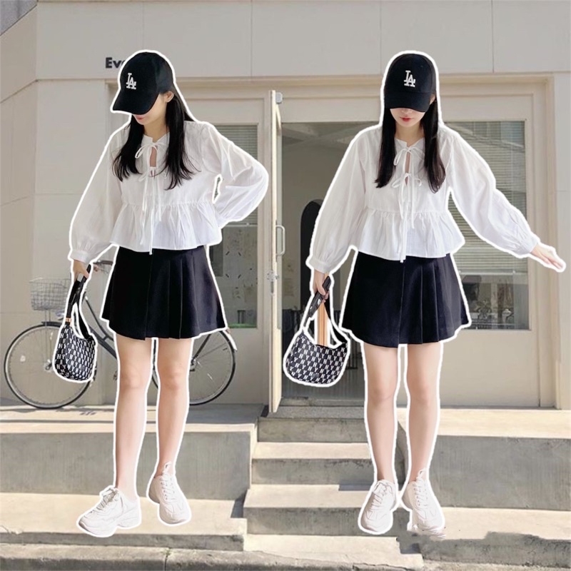 (Oldschoolcloth)MARY Babydoll Top (ảnh thật/sẵn)
