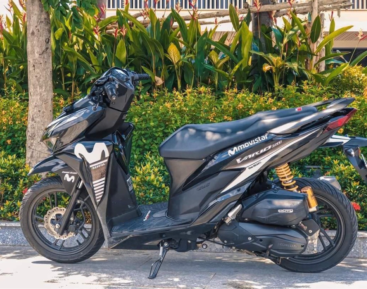 Tem rời vario movistar dán xe đen
