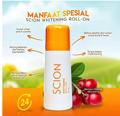 Lăn khử mùi Scion Pure White Roll on 75ml