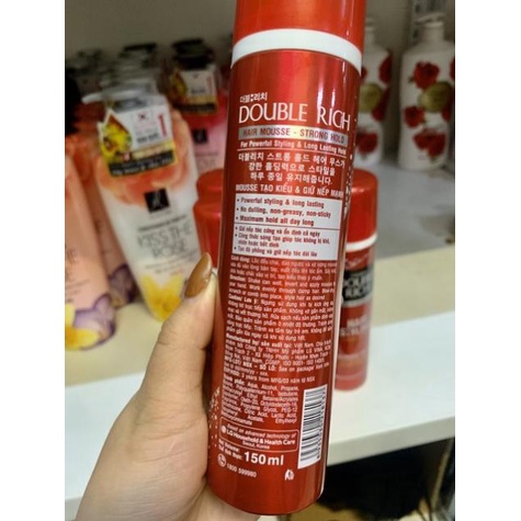 Keo Xịt Tóc Double Rich 150ml giữ nếp tóc cứng